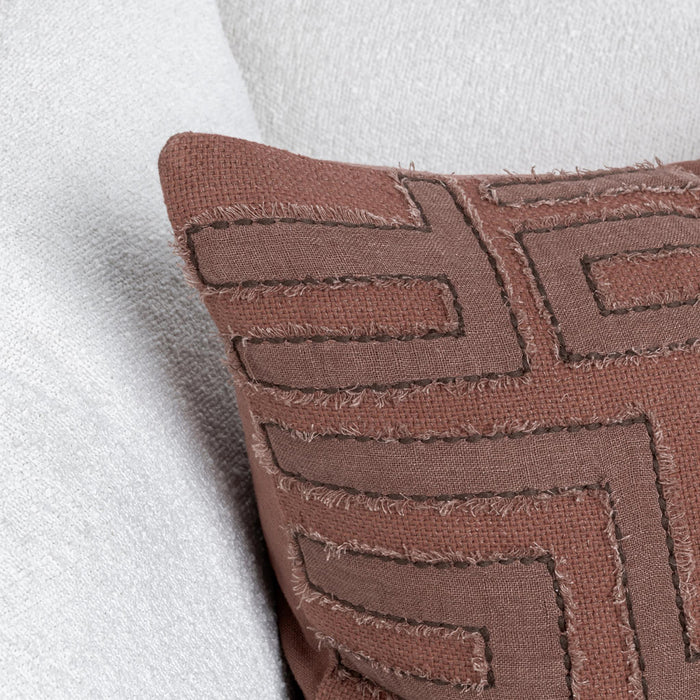 Classic Home - VC Mateo Pillow in Sierra Brown 22x22 -Set of 2- V320048