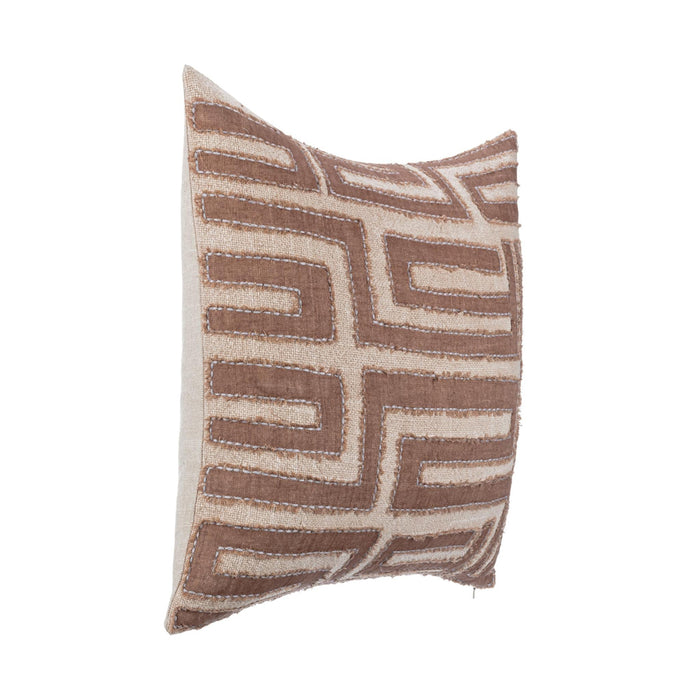 Classic Home - VC Mateo Pillow in Brown/Natural 22x22 -Set of 2- V320049