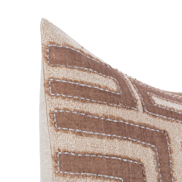 Classic Home - VC Mateo Pillow in Brown/Natural 22x22 -Set of 2- V320049