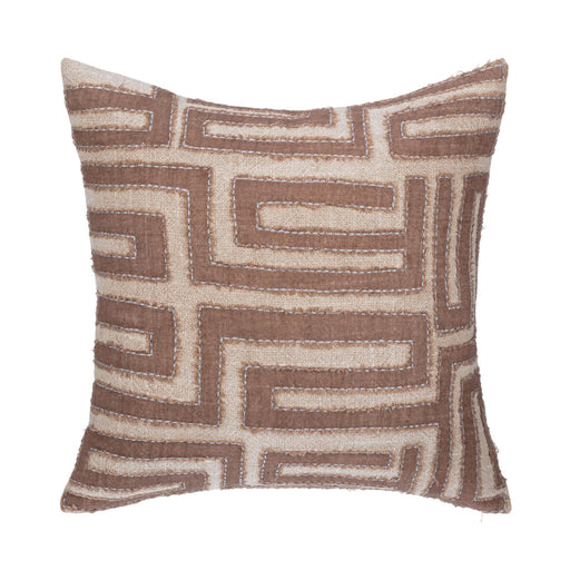 Classic Home - VC Mateo Pillow in Brown/Natural 22x22 -Set of 2- V320049 - GreatFurnitureDeal
