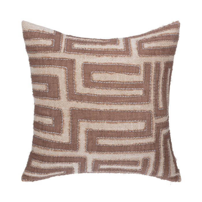 Classic Home - VC Mateo Pillow in Brown/Natural 22x22 -Set of 2- V320049