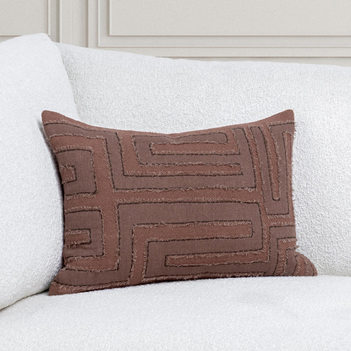 Classic Home - VC Mateo Pillow in Sierra Brown 14x20 -Set of 2- V320050