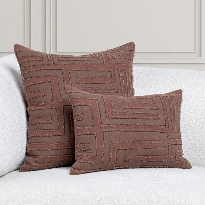 Classic Home - VC Mateo Pillow in Sierra Brown 14x20 -Set of 2- V320050