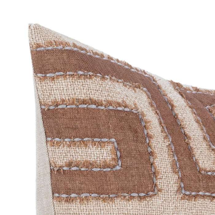 Classic Home - VC Mateo Pillow in Brown/Natural 14x20 -Set of 2- V320051
