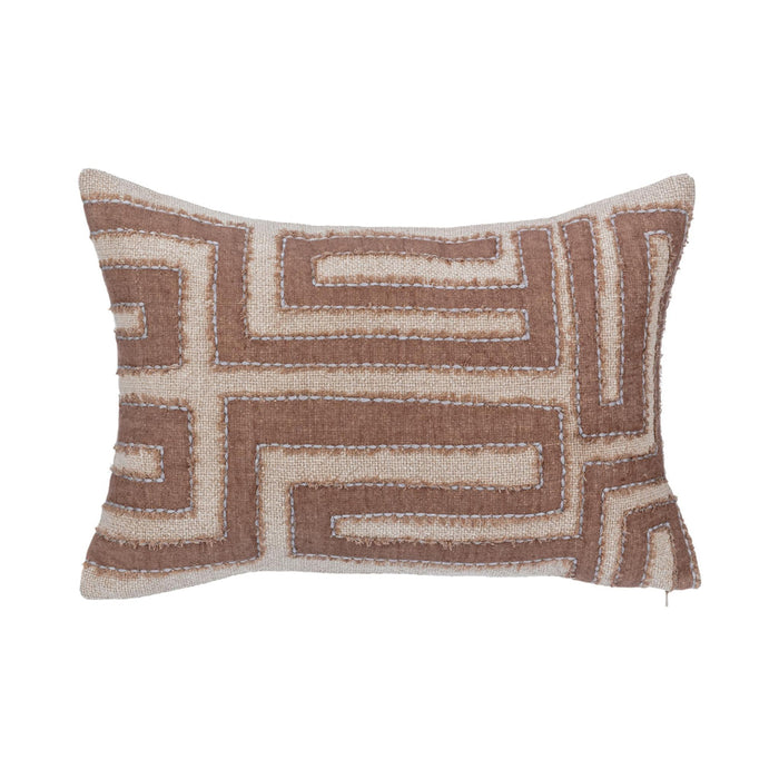 Classic Home - VC Mateo Pillow in Brown/Natural 14x20 -Set of 2- V320051