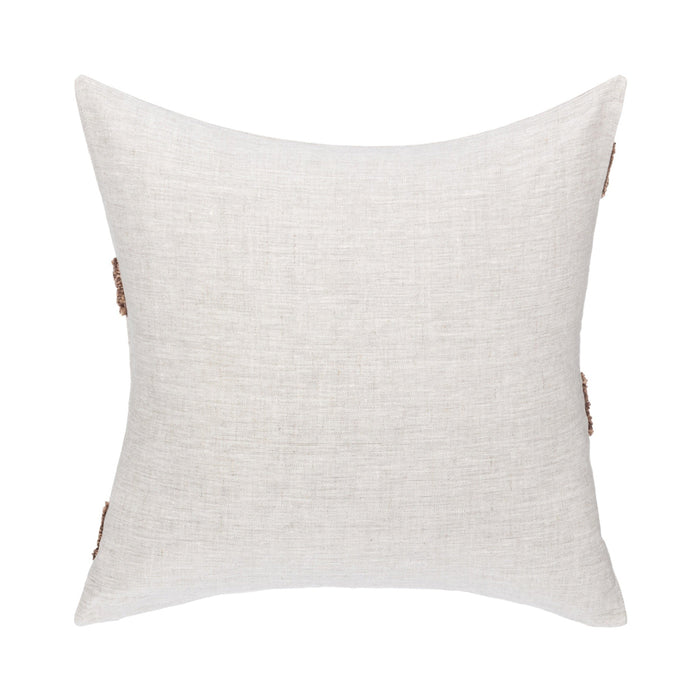 Villa By Classic Home - LN Essay Frothed Brown 22x22 Pillows (Set of 2) - V320062