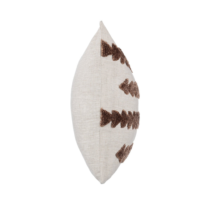 Villa By Classic Home - LN Essay Frothed Brown 22x22 Pillows (Set of 2) - V320062