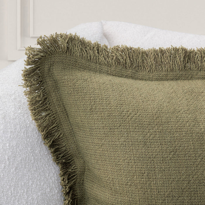 Villa By Classic Home - SLD Lauren Olive Green 22x22 Pillows (Set of 2) - V330002