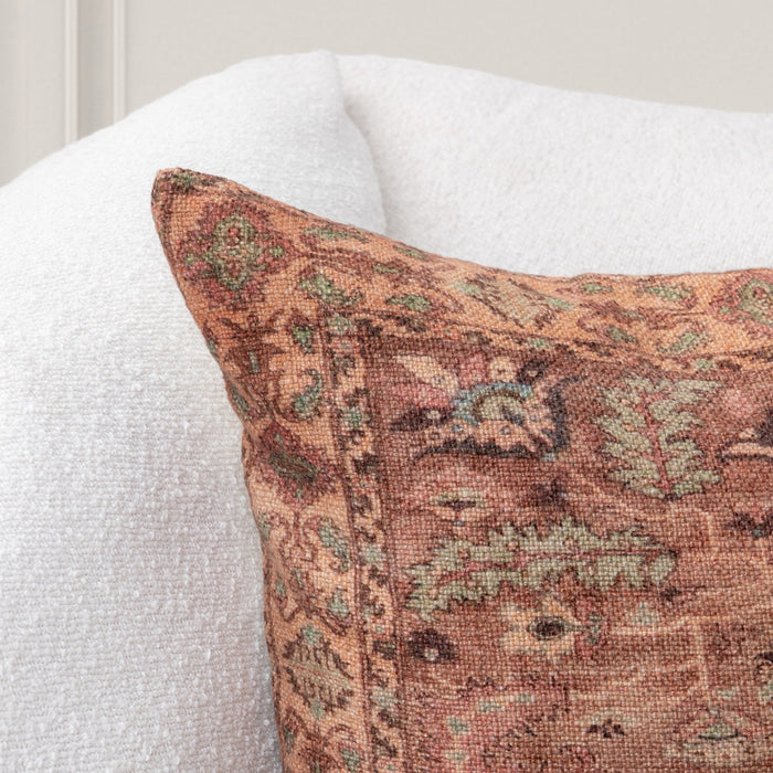Classic Home - TD Medley Pillow in Olive Green Multi 22x22 -Set of 2- V330012