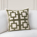 Villa By Classic Home - NV Corbin Olive Green 22x22 Pillows -Set of 2- V330013 - GreatFurnitureDeal