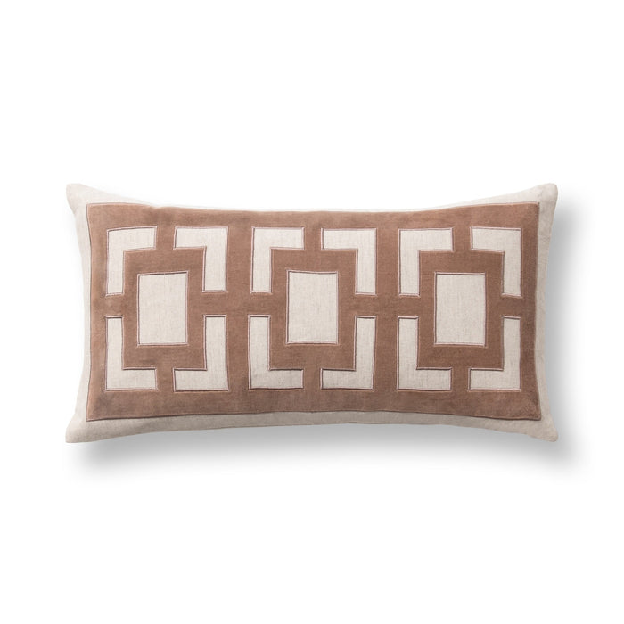 Villa By Classic Home - VC Corbin Frothed Brown 14x26 Pillows -Set of 2- V330016 - GreatFurnitureDeal