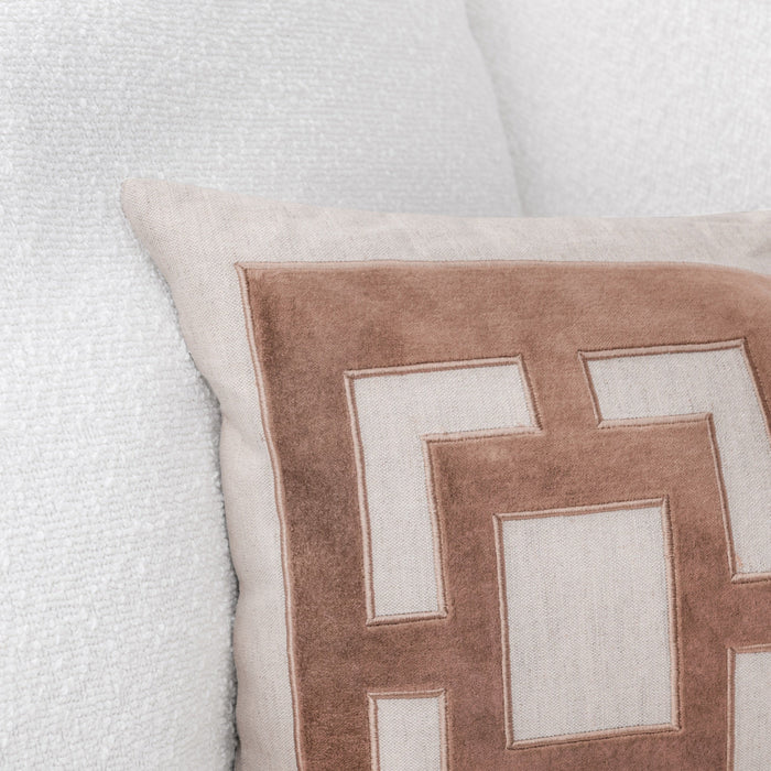 Villa By Classic Home - VC Corbin Frothed Brown 14x26 Pillows -Set of 2- V330016 - GreatFurnitureDeal