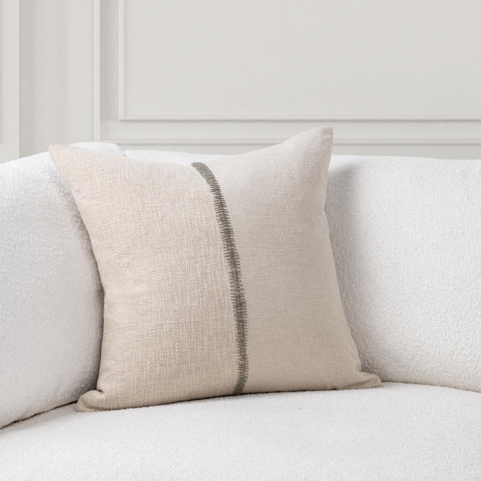 Villa By Classic Home - SR Nisha Natural/Dry Sage 22x22 Pillows (Set of 2) - V330035