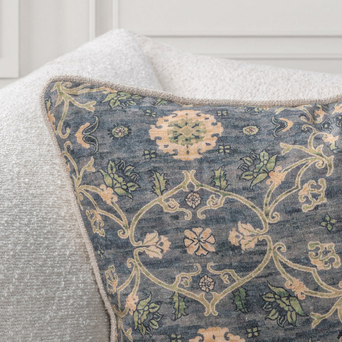 Villa By Classic Home - SR Ira Blue Sea Multi 22x22 Pillows (Set of 2) - V330050