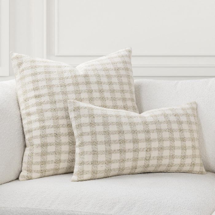 Villa By Classic Home - TW Sari Natural/Ivory 26x26 Pillows (Set of 2) - V340004