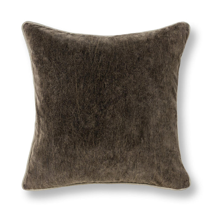 Classic Home - SLD Heirloom Velvet Pillow in Dark Clove 22x22 -Set of 2- V340014