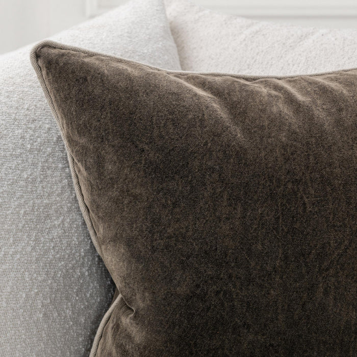 Classic Home - SLD Heirloom Velvet Pillow in Dark Clove 22x22 -Set of 2- V340014
