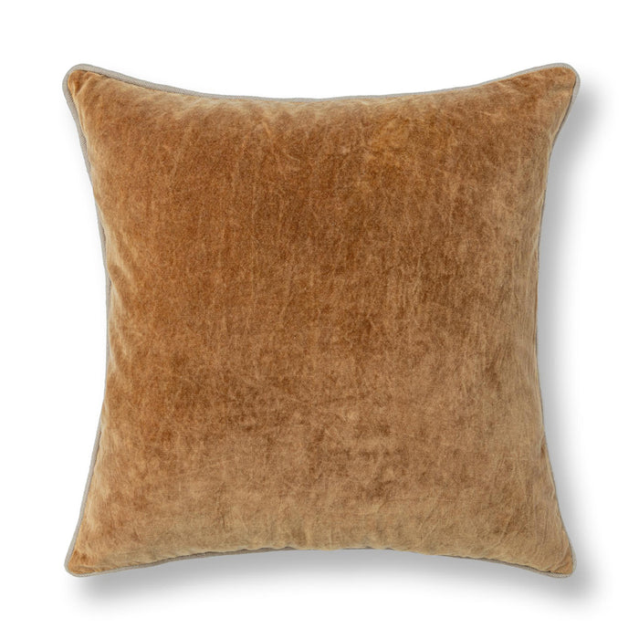 Classic Home - SLD Heirloom Velvet Pillow in Turmeric 18x18 -Set of 2- V340015 - GreatFurnitureDeal