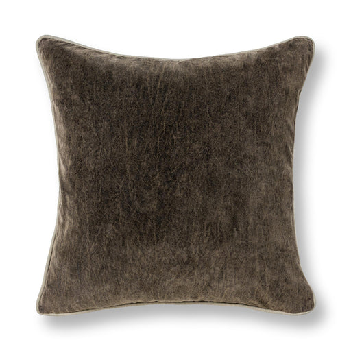 Classic Home - SLD Heirloom Velvet Pillow in Dark Clove 18x18 -Set of 2- V340016 - GreatFurnitureDeal