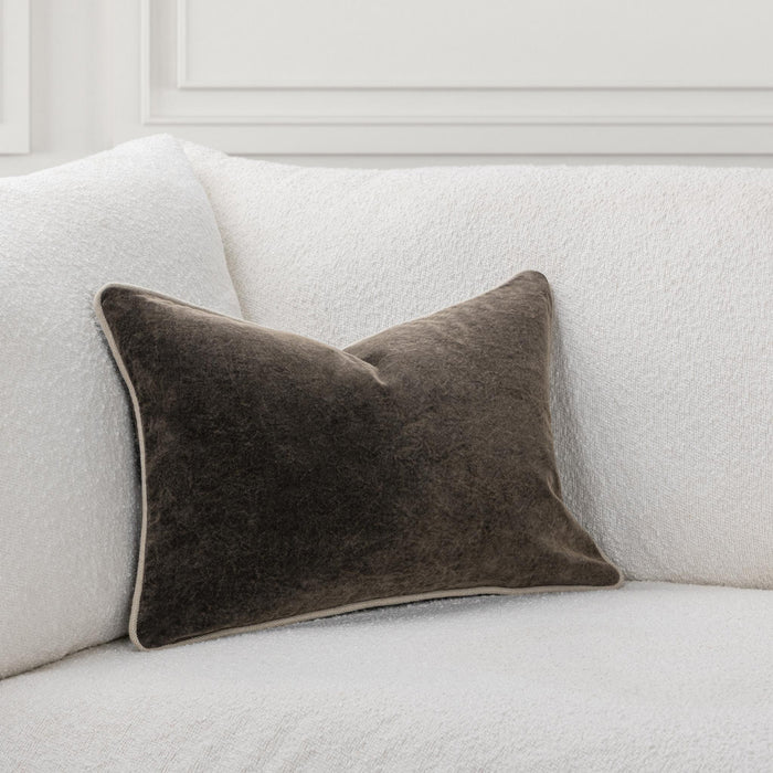 Classic Home - SLD Heirloom Velvet Pillow in Dark Clove 14x20 -Set of 2- V340018