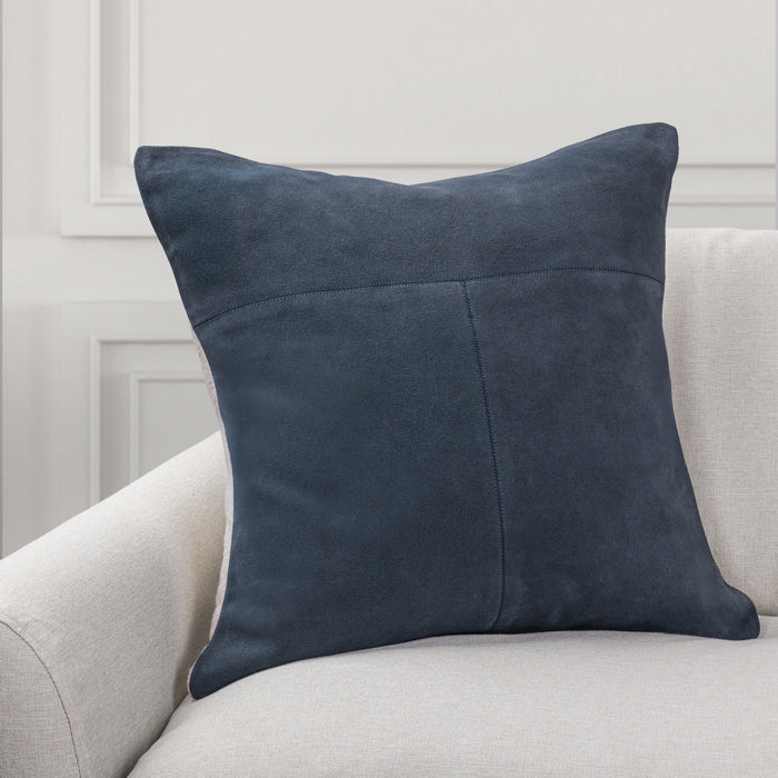 Villa By Classic Home - SLD Clemson Pillow in Inkstone Blue 22x22 (Set of 2) - V340026 - GreatFurnitureDeal
