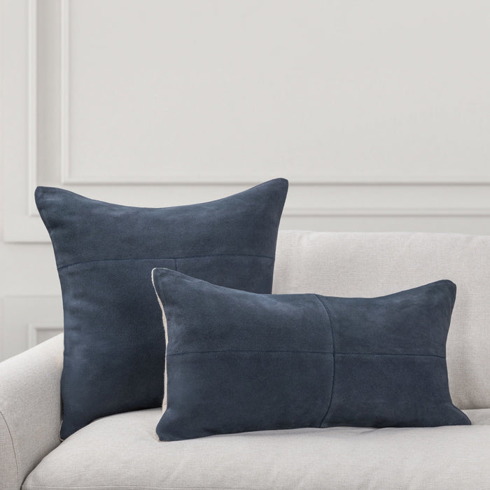 Villa By Classic Home - SLD Clemson Pillow in Inkstone Blue 22x22 (Set of 2) - V340026 - GreatFurnitureDeal