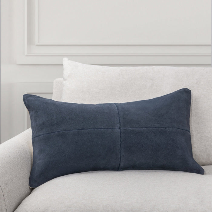 Villa By Classic Home - SLD Clemson Pillow in Inkstone Blue 14x26 (Set of 2) - V340027 - GreatFurnitureDeal