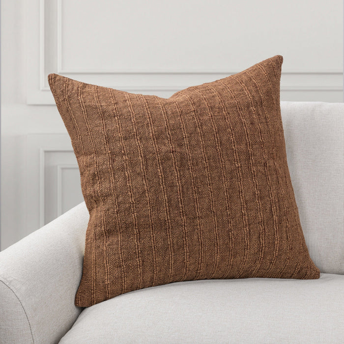 Villa By Classic Home - SLD Ansel Pecan Brown 22x22 Pillows (Set of 2) - V340033
