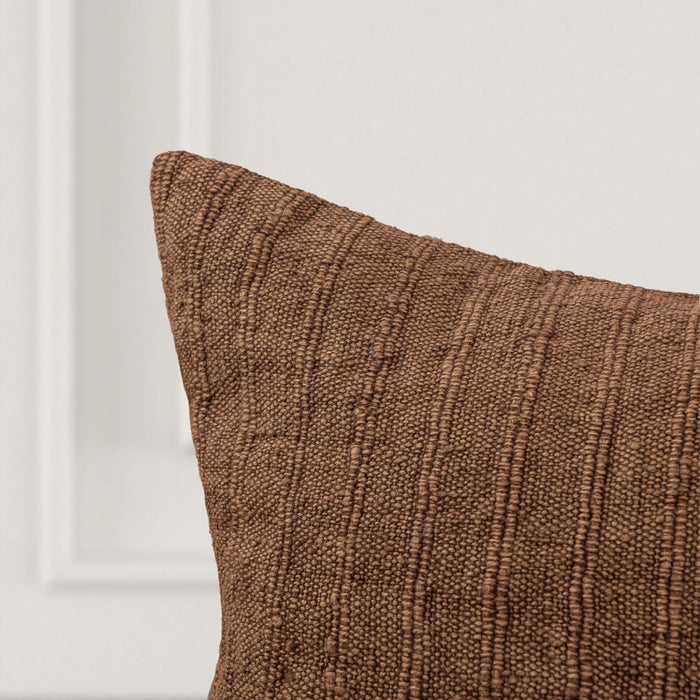 Villa By Classic Home - SLD Ansel Pecan Brown 22x22 Pillows (Set of 2) - V340033