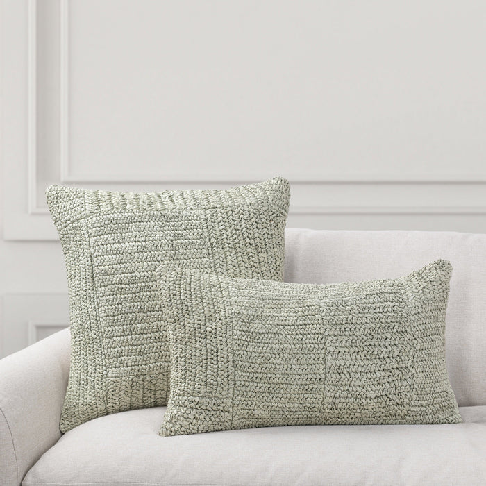 Villa By Classic Home - SLD Merritt Pillow in Willow Green 22x22 (Set of 2) - V340038 - GreatFurnitureDeal