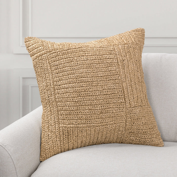 Villa By Classic Home - SLD Merritt Pillow in Harvest Wheat 22x22 (Set of 2) - V340040 - GreatFurnitureDeal
