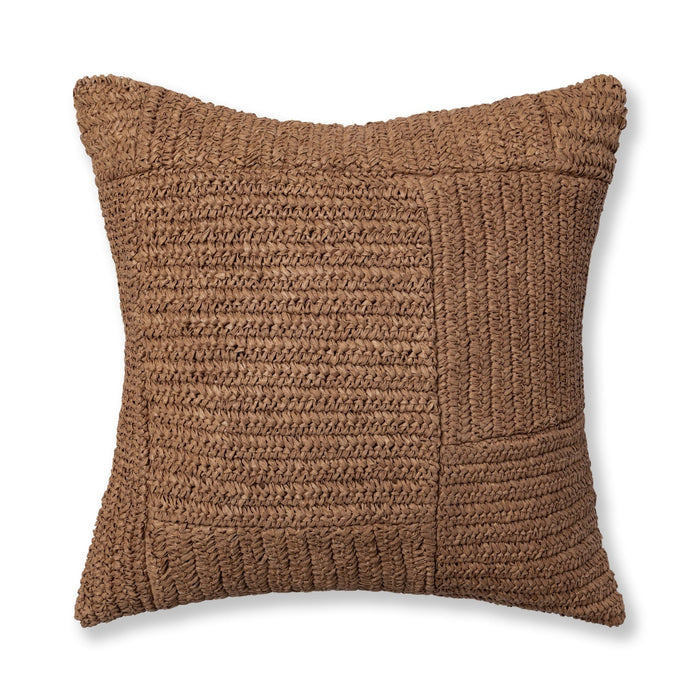 Villa By Classic Home - SLD Merritt Pillow in Amber Brown 22x22 (Set of 2) - V340042 - GreatFurnitureDeal