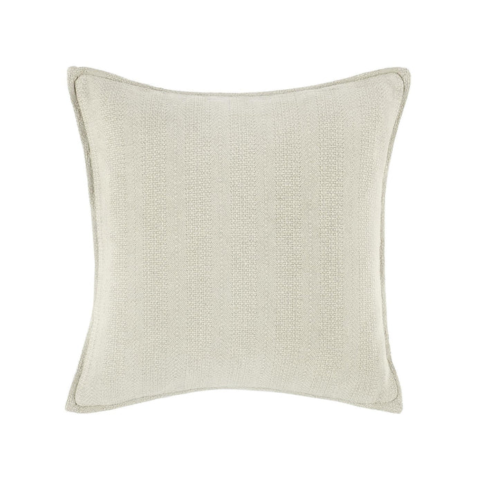 Villa By Classic Home - Matilda 100% Cotton 18” Stonewashed Throw Pillow, Natural - VE40002 - GreatFurnitureDeal
