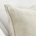 Villa By Classic Home - Matilda 100% Cotton 18” Stonewashed Throw Pillow, Natural - VE40002 - GreatFurnitureDeal