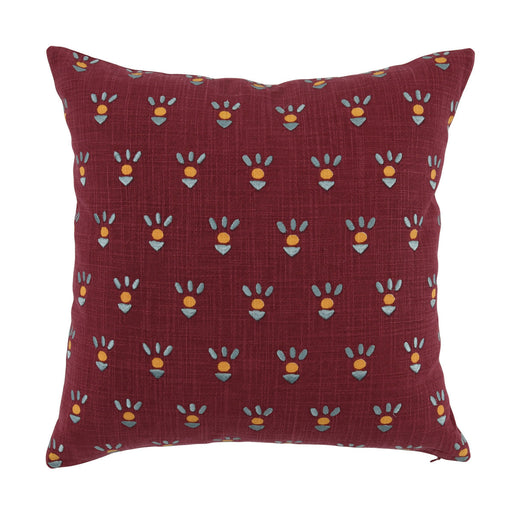 Villa By Classic Home - VE Monica Rasberry Red 18X18 Pillows (Set of 2) - VE550002 - GreatFurnitureDeal