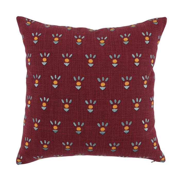 Villa By Classic Home - VE Monica Rasberry Red 18X18 Pillows (Set of 2) - VE550002 - GreatFurnitureDeal