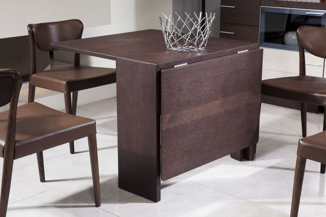 VIG Furniture - Modrest Union Modern Brown Oak Folding Dining Table - VGWCE551T-OAK - GreatFurnitureDeal