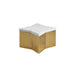 Worlds Away - Small Star Box With White Marble Lid And Brass Base - VIXEN SM - GreatFurnitureDeal