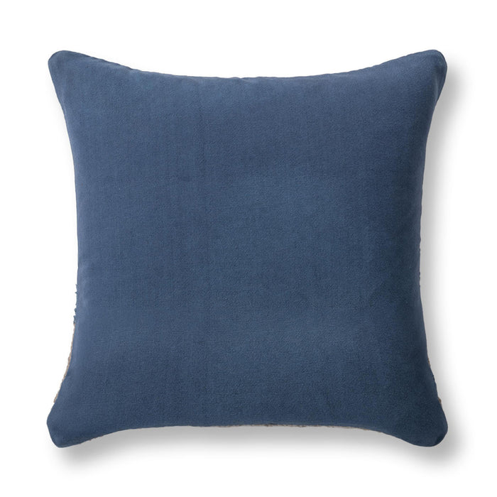 Villa By Classic Home - Performance Sita Blue Seal/ Natural 22x22 Pillows (Set of 2) - VO11001