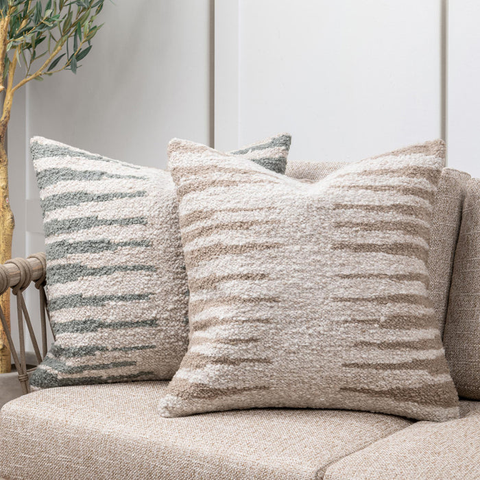 Villa By Classic Home - Performance Kiran Natural 22x22 Pillows (Set of 2) - VO11002 - GreatFurnitureDeal