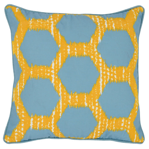Villa By Classic Home - Indoor/Outdoor Gaines Yellow/Blue 20"x 20" Pillows (Set of 2) - VO20028 - GreatFurnitureDeal