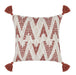 Villa By Classic Home - Indoor/Outdoor Sanibel Natural/Clay Red 20"x 20" Pillows (Set of 2) - VO50022 - GreatFurnitureDeal