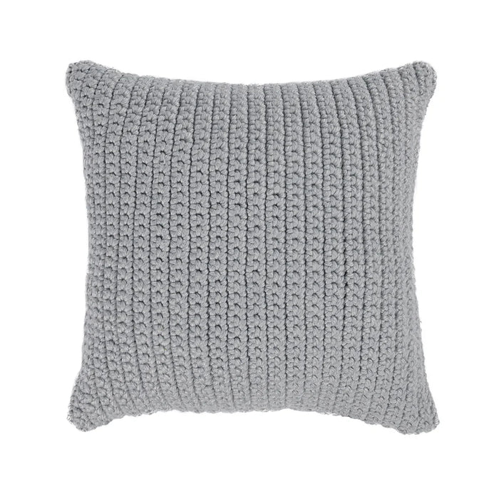 Villa By Classic Home - Prism 22" Performance Outdoor Throw Pillow, Light Gray -Set of 2- VO60002 - GreatFurnitureDeal
