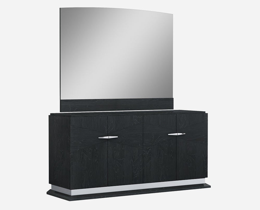 J&M Furniture - Valentina Modern Buffet and Mirror in Grey - 18452-BUFFET-MIRROR - GreatFurnitureDeal