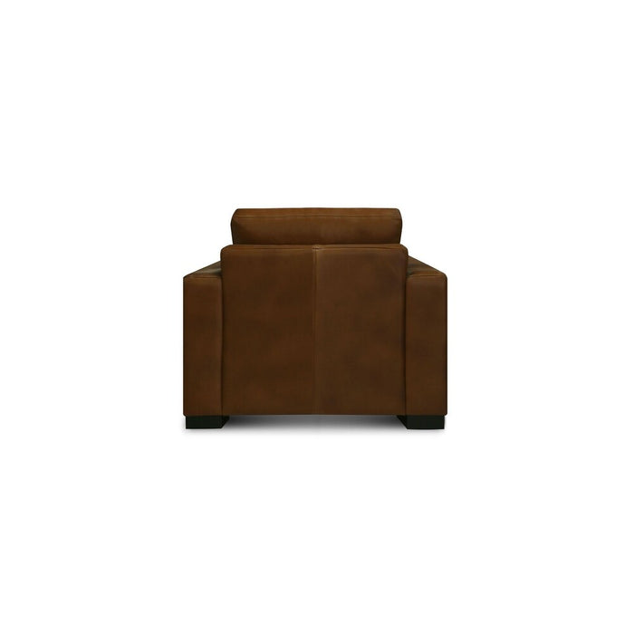 GFD Leather - Vancouver 38.5" Wide Upholstered Accent Chair, Portofino Cinnamon - GTRX33-10