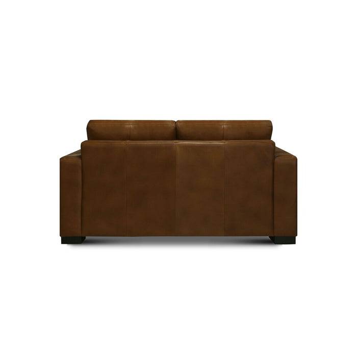 GFD Leather - Vancouver 64" Wide Upholstered Love Seat, Portofino Cinnamon - GTRX33-20 - GreatFurnitureDeal