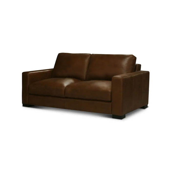 GFD Leather - Vancouver 64" Wide Upholstered Love Seat, Portofino Cinnamon - GTRX33-20