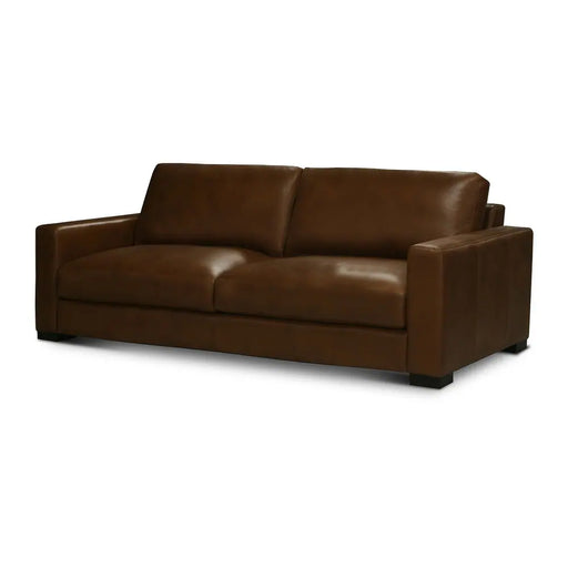 GFD Leather - Vancouver 90" Wide Upholstered Sofa, Portofino Cinnamon - GTRX33-30 - GreatFurnitureDeal