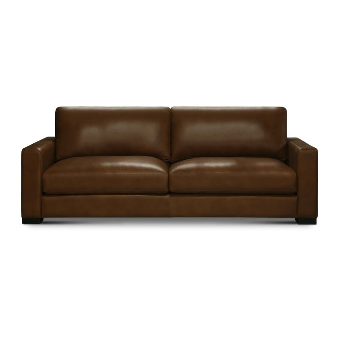 GFD Leather - Vancouver 90" Wide Upholstered Sofa, Portofino Cinnamon - GTRX33-30