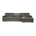 GFD Leather - Vancouver Upholstered Chaise Sectional in Portofino Cavalla - GTRX33-32/53 - GreatFurnitureDeal